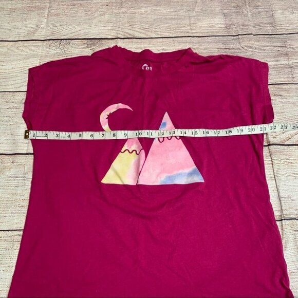Zyia Active Pink Mountains and Moon Shirt Size Large - Picture 7 of 8